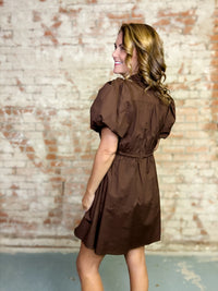 Camille Bubble Sleeve Dress