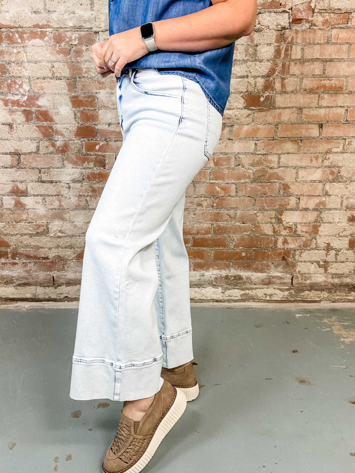 Charlie High Rise Crop Jeans