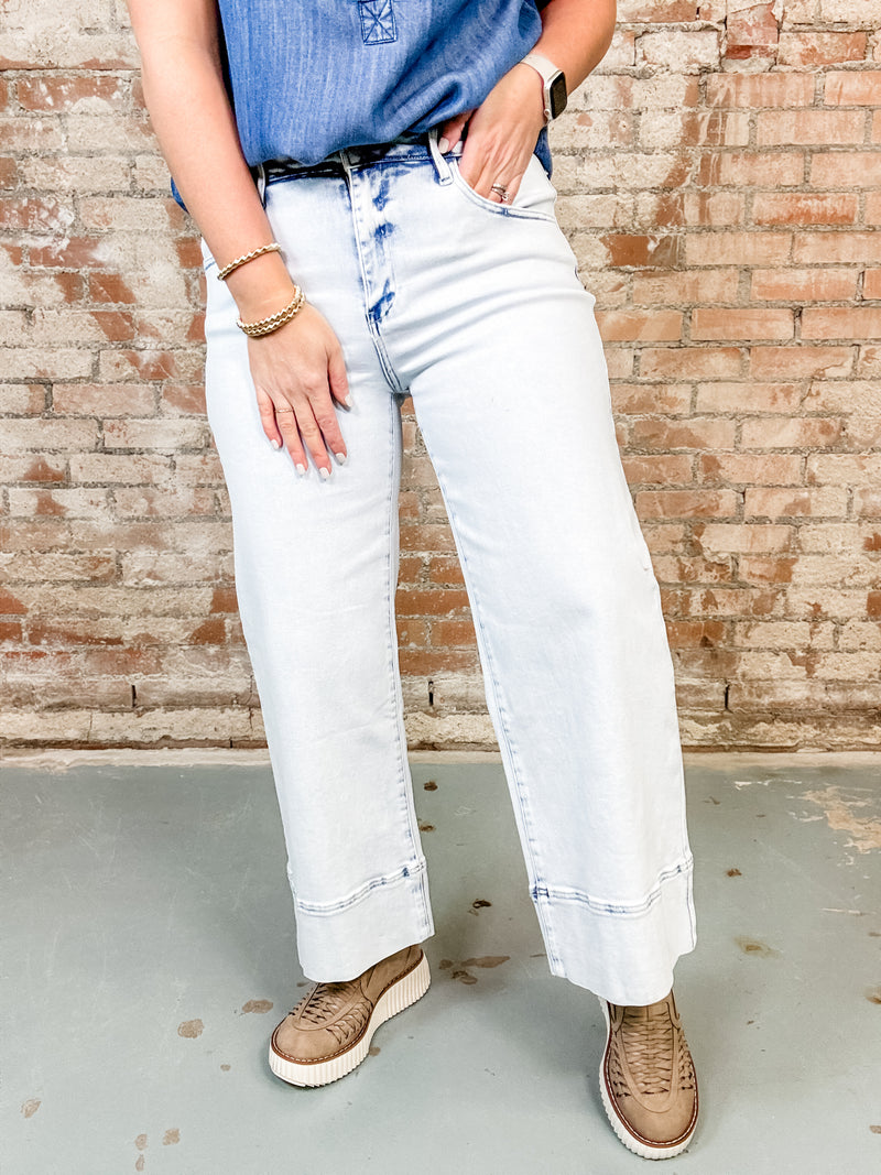 Charlie High Rise Crop Jeans