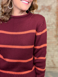 Neil Stripe Sweater Top
