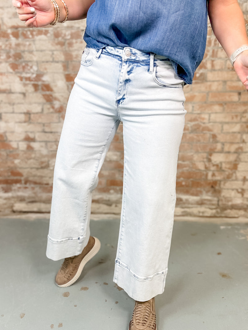 Charlie High Rise Crop Jeans