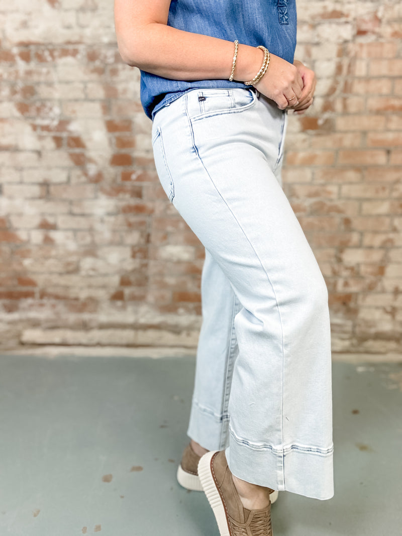 Charlie High Rise Crop Jeans