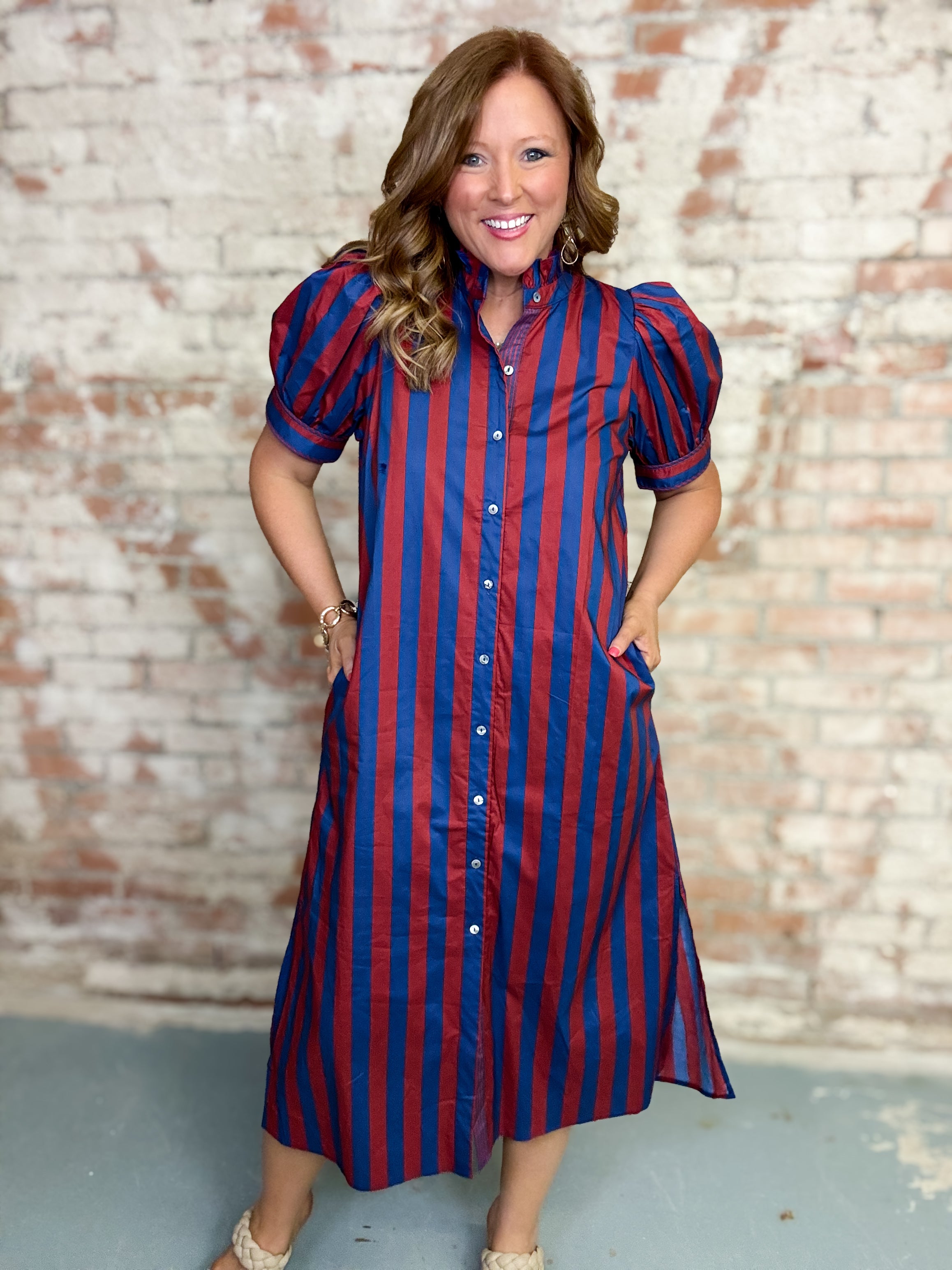 Ailani Button Down Dress