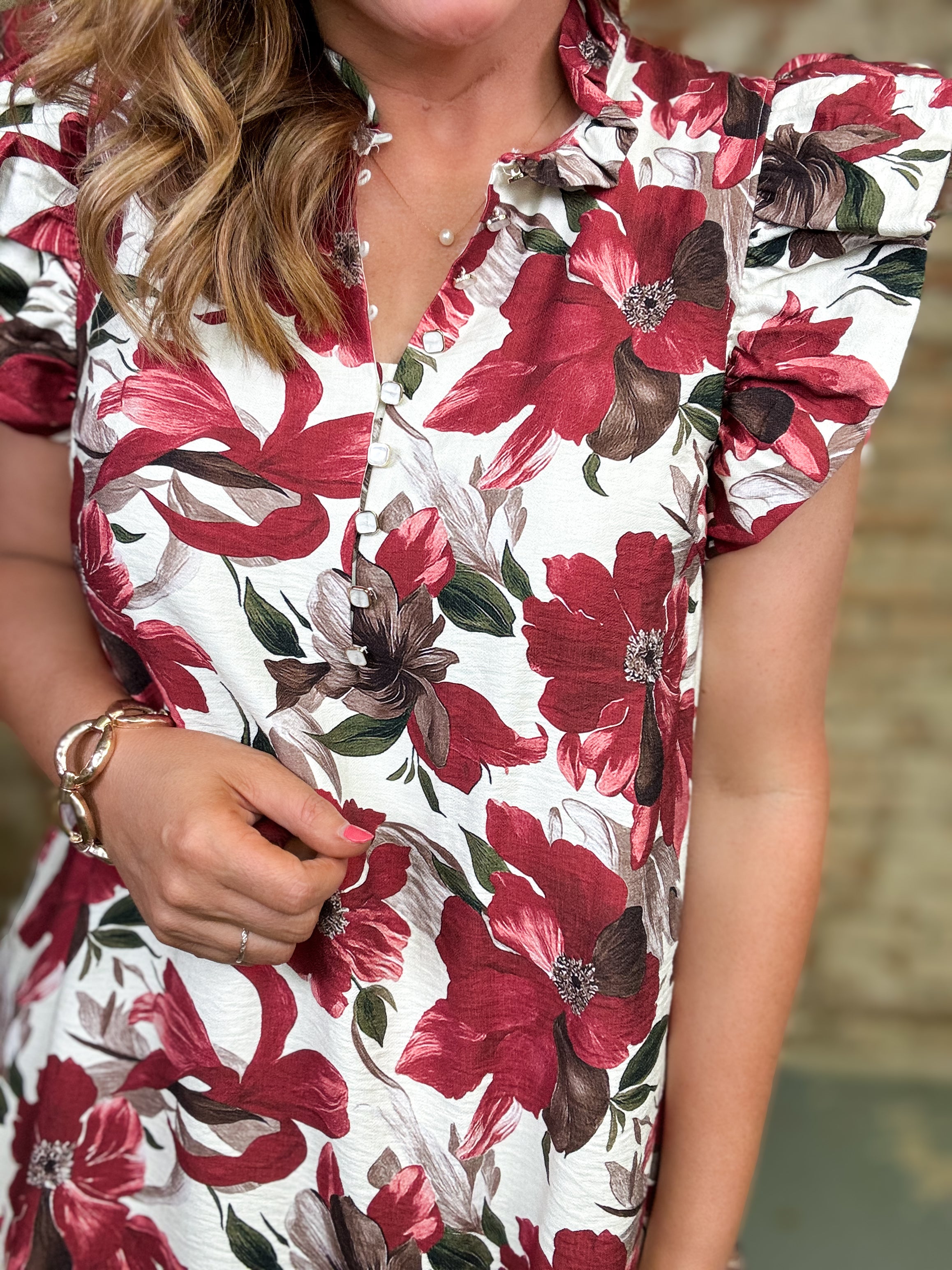 Lizzette Floral Midi Dress