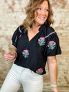 Trina Embroidered Top