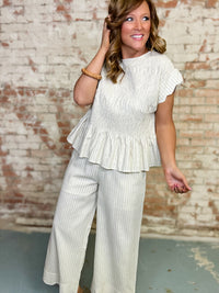 Venus Pinstripe Set