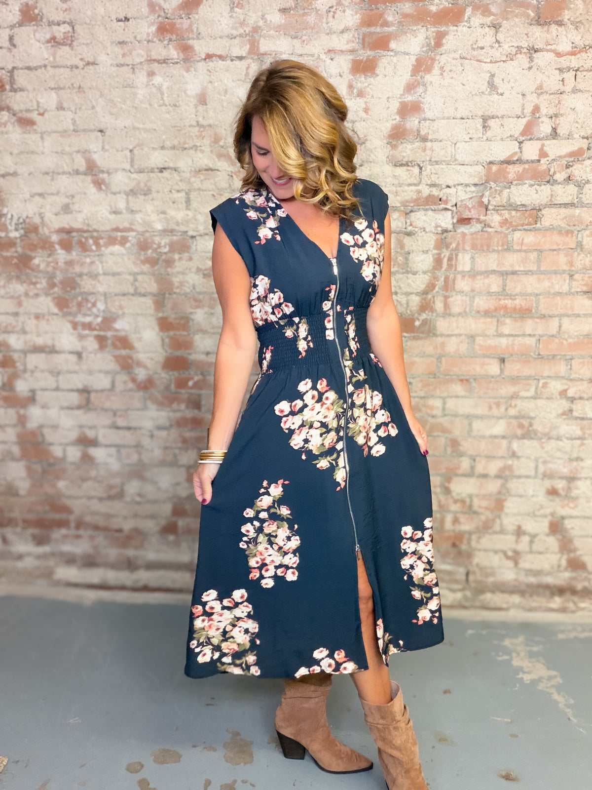 THML Braelyn Floral Dress