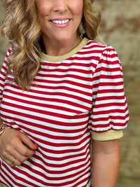 Nancy Stripe Casual Top