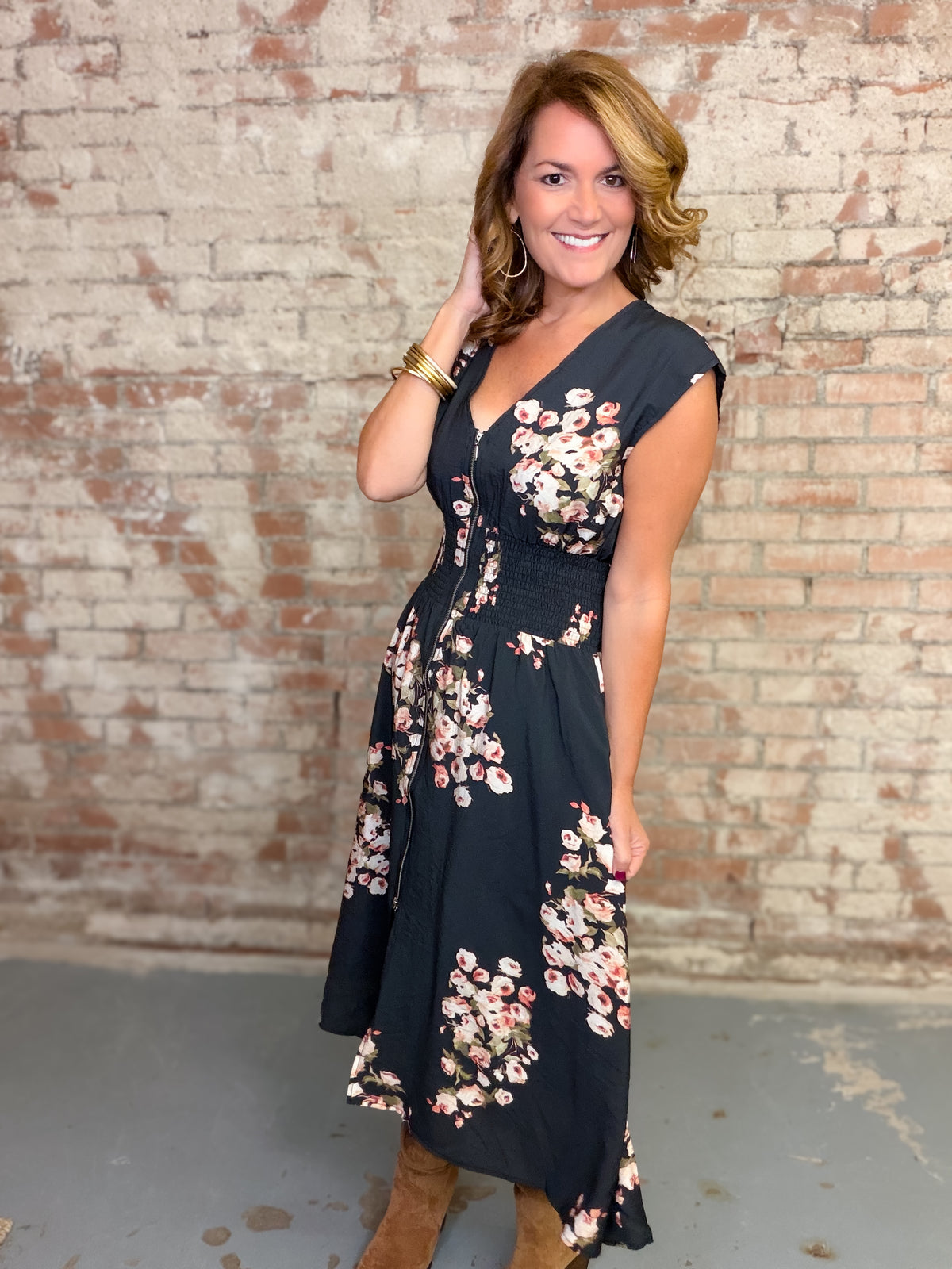 THML Braelyn Floral Dress