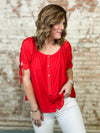Deanna Scallop Sleeve Top
