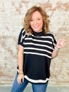 Sandra Stripe Knit Top