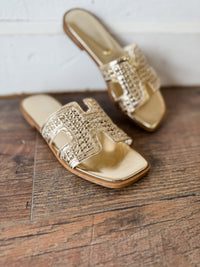 Saffron Gold Sandals