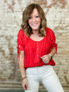 Deanna Scallop Sleeve Top