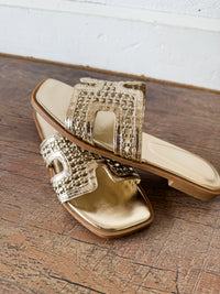 Saffron Gold Sandals