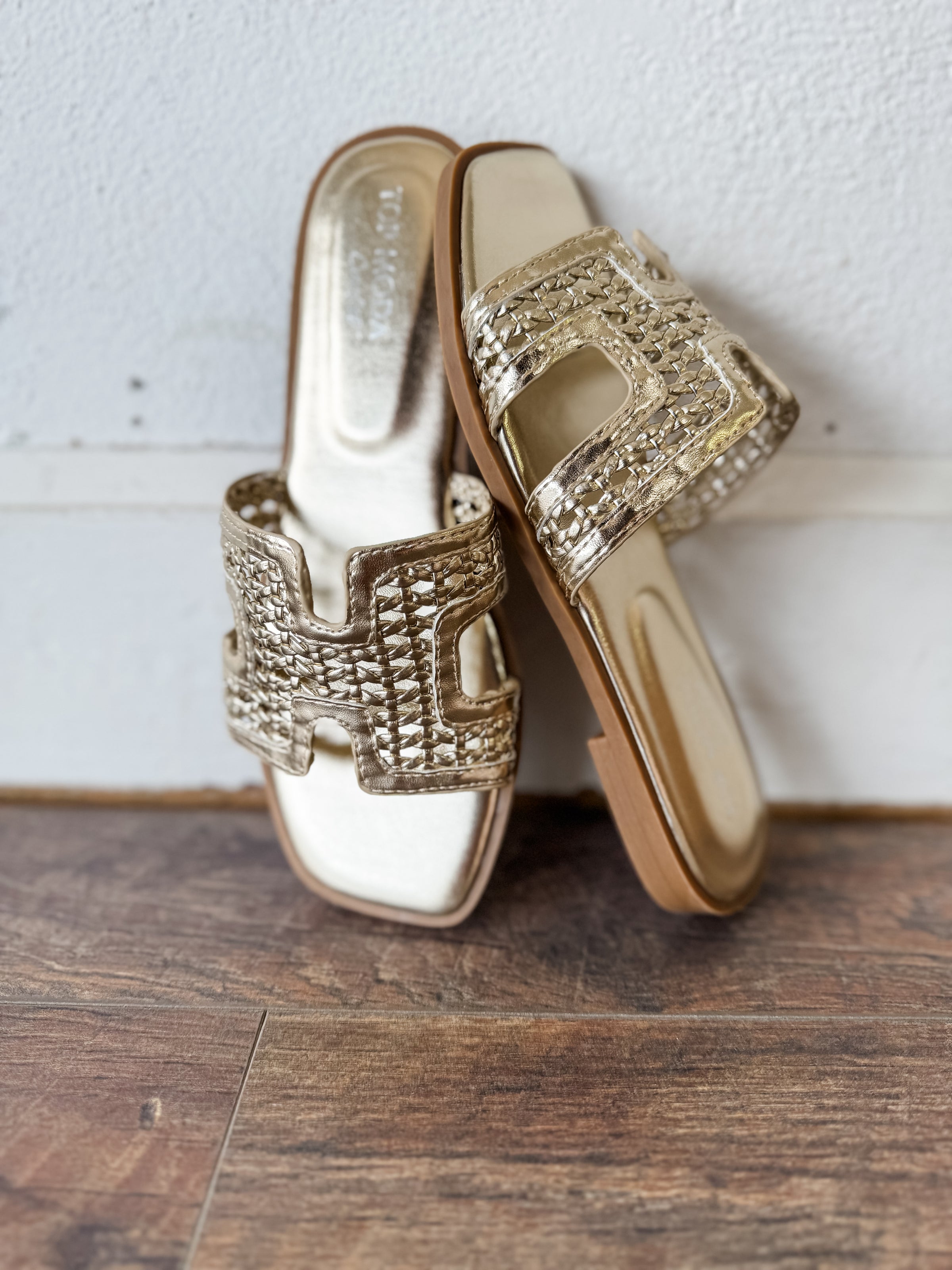 Saffron Gold Sandals