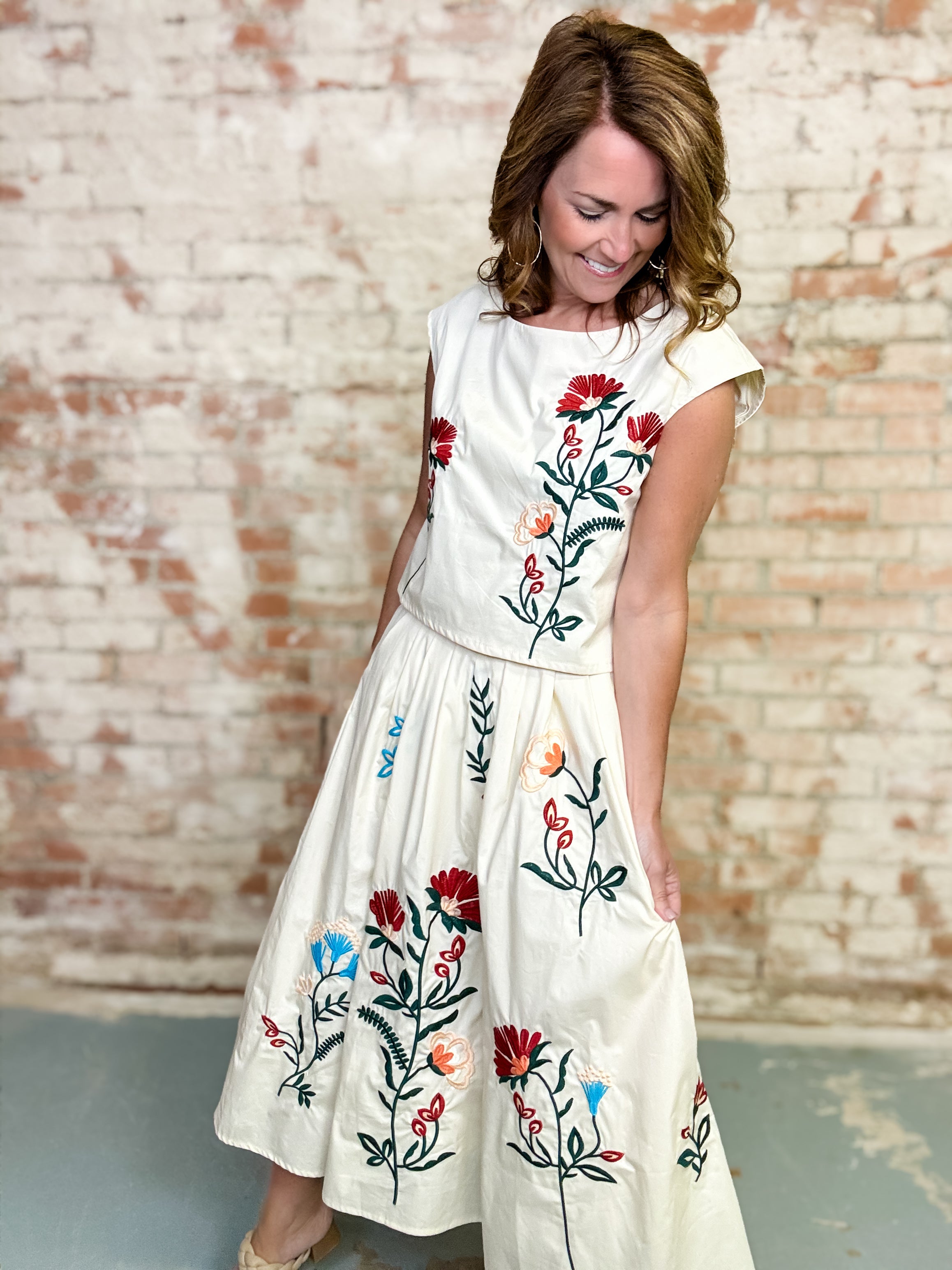 Louetta Skirt Set