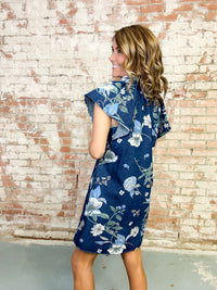 Rilee Floral Denim Dress