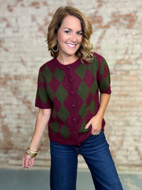 Janice Argyle Sweater Top