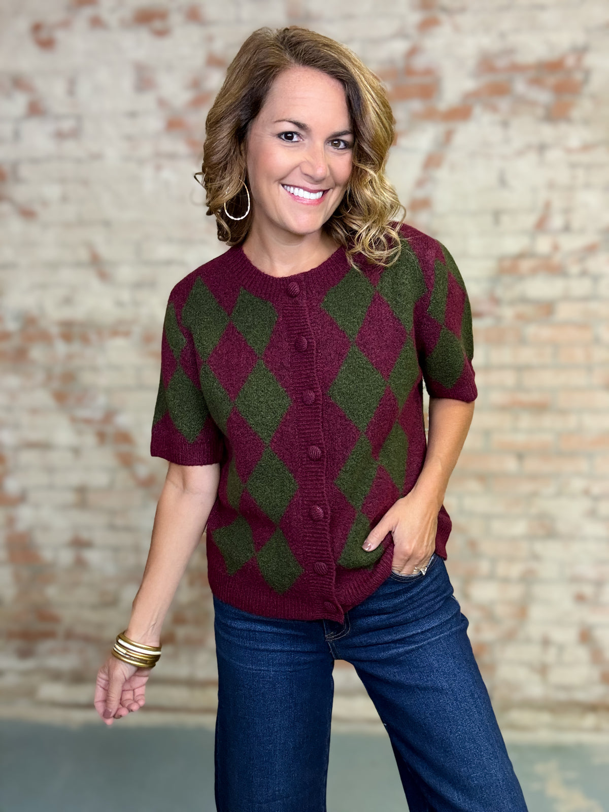 Janice Argyle Sweater Top