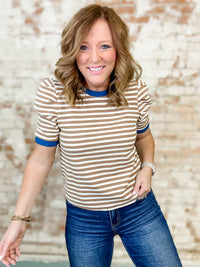 Karenda Stripe Top