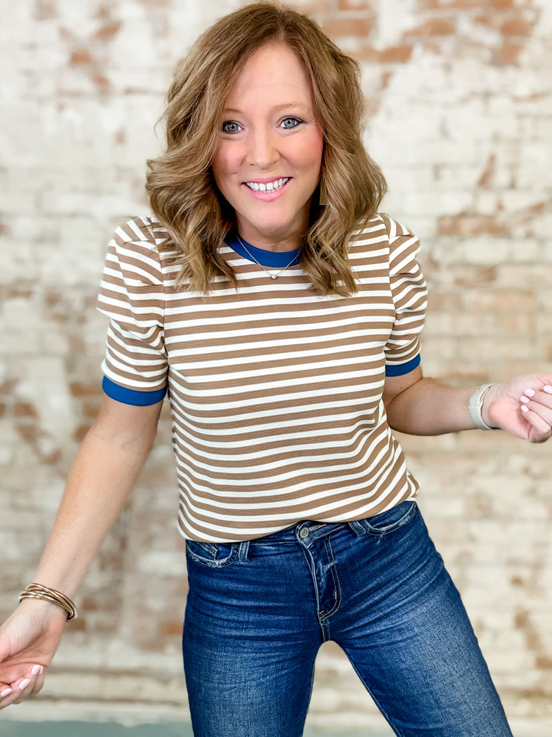 Karenda Stripe Top