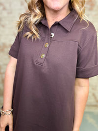 Trish Solid Shift Dress