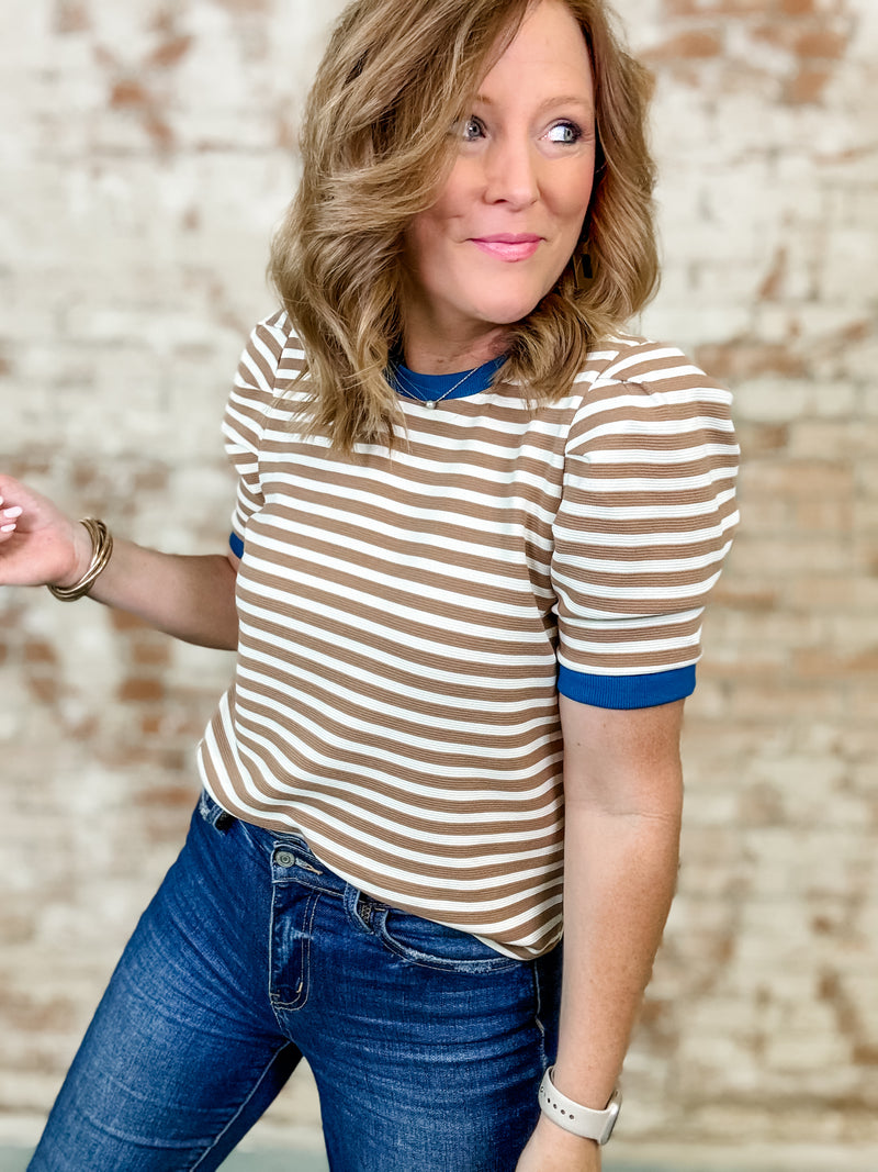 Karenda Stripe Top
