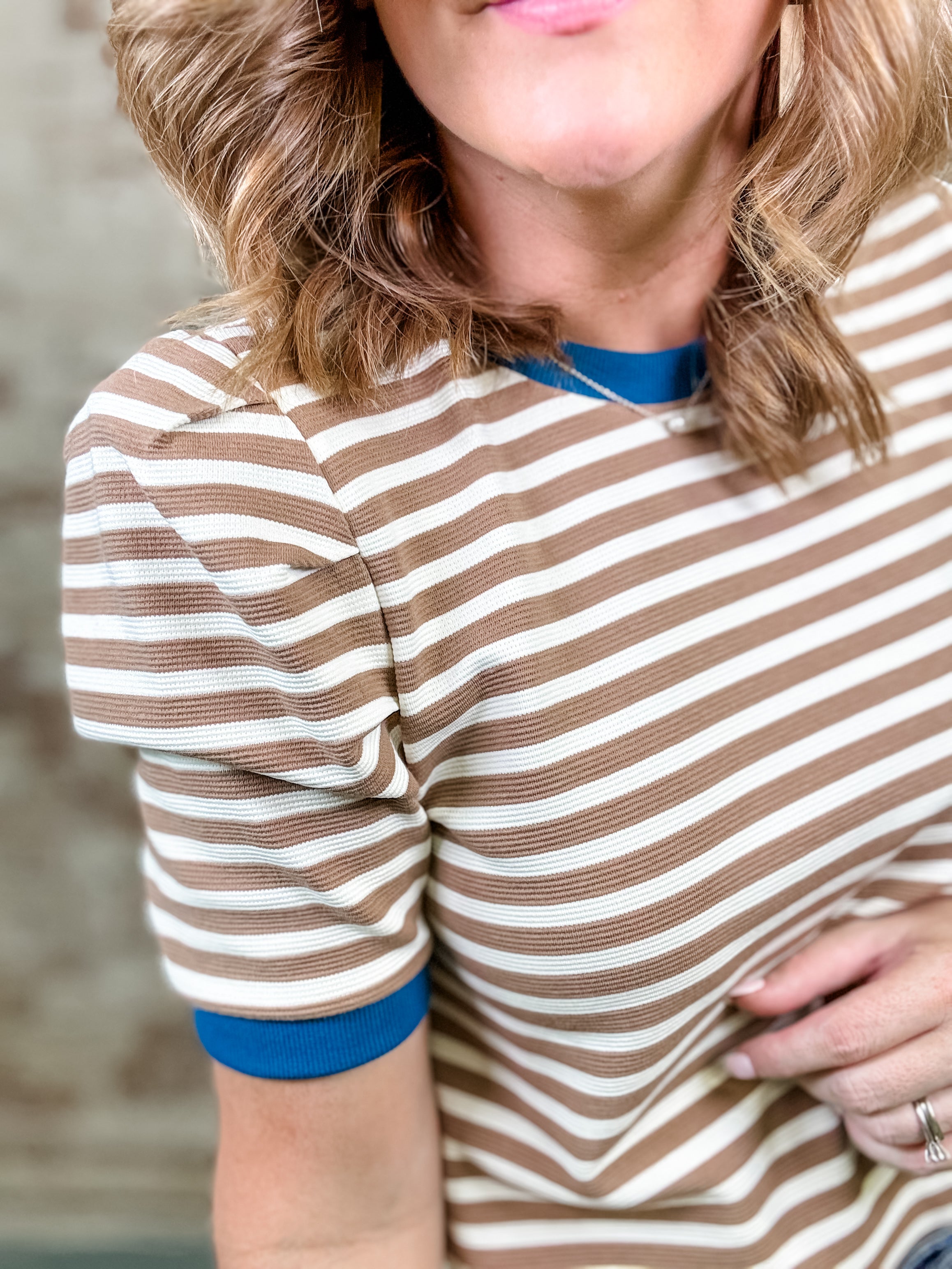 Karenda Stripe Top