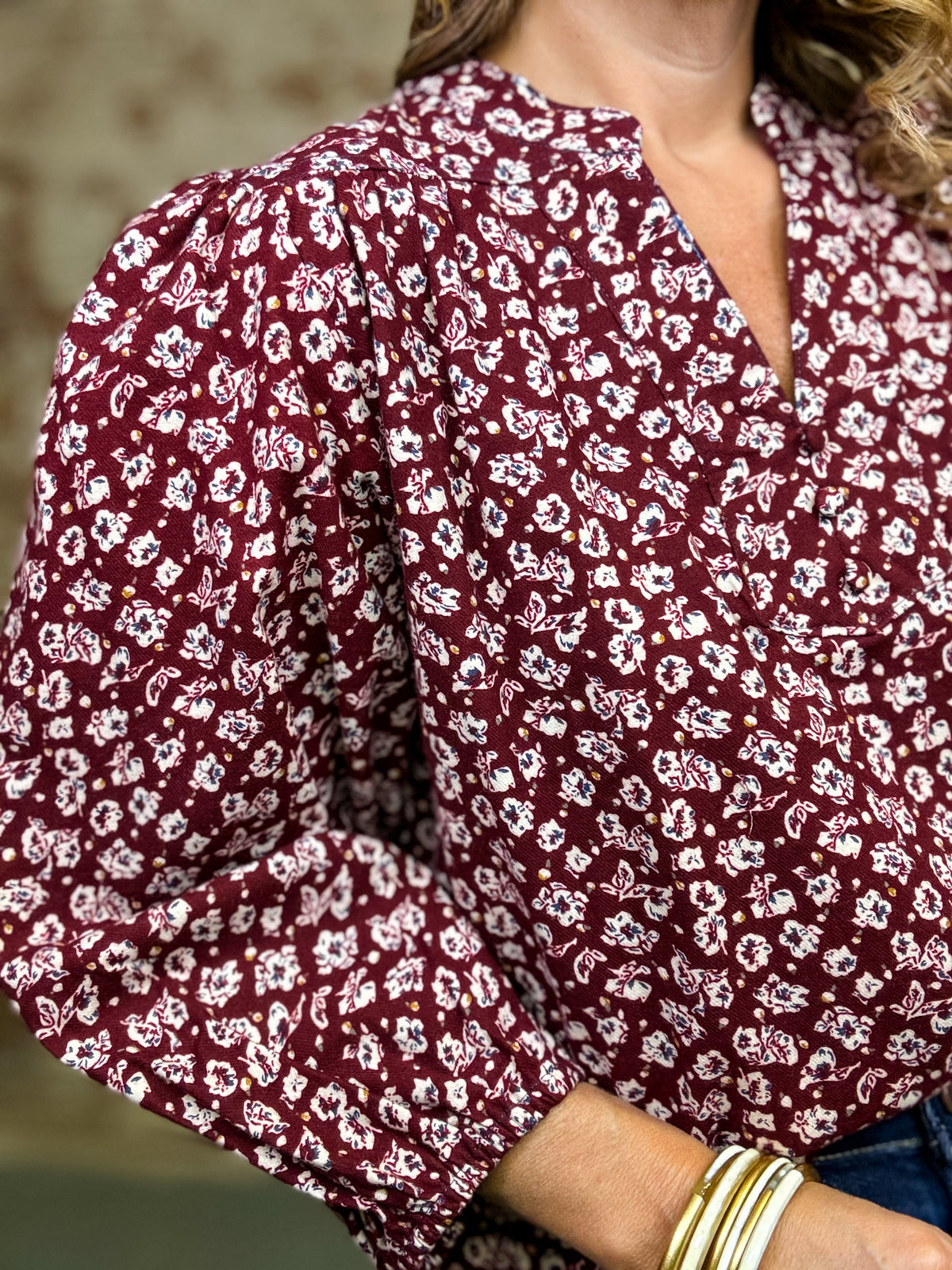 Kristy Floral Print Top