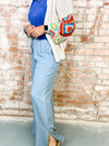 Richardson Wide Leg Chambray Pants - FINAL SALE