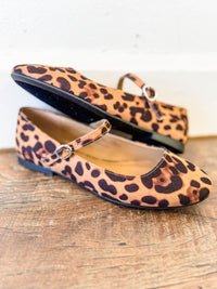 Nicole Leopard Ballet Flats