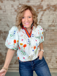 THML Tenille Floral Top