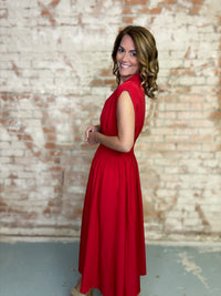 Cassandra Solid Zip Dress