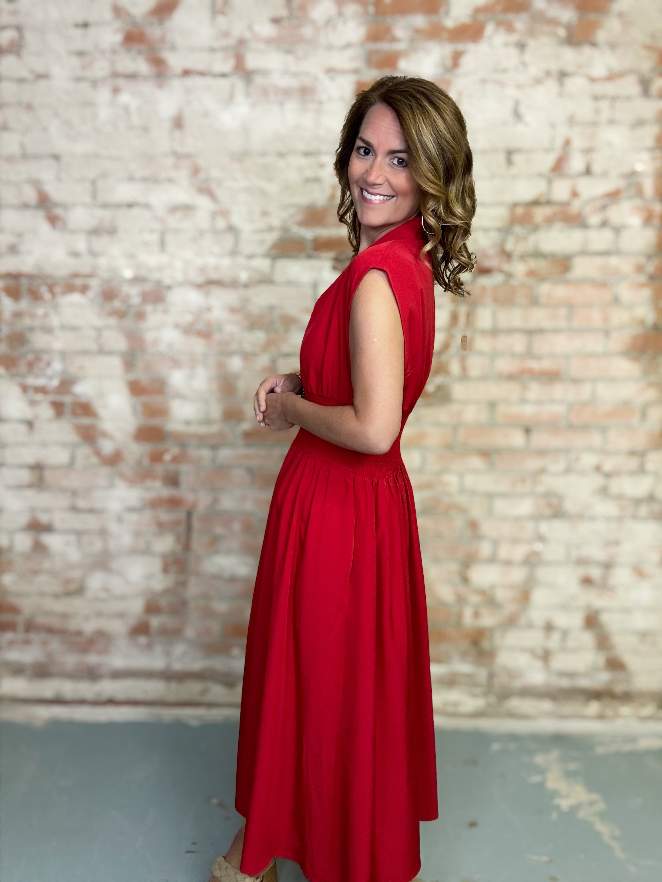 Cassandra Solid Zip Dress