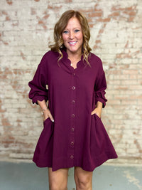 Lettie Solid Scallop Dress