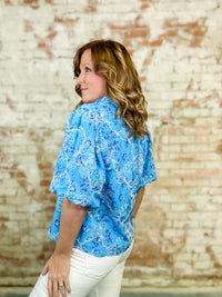 Jianna Embroidered Floral Top