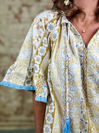 Vienna Tassel Embroidered Top