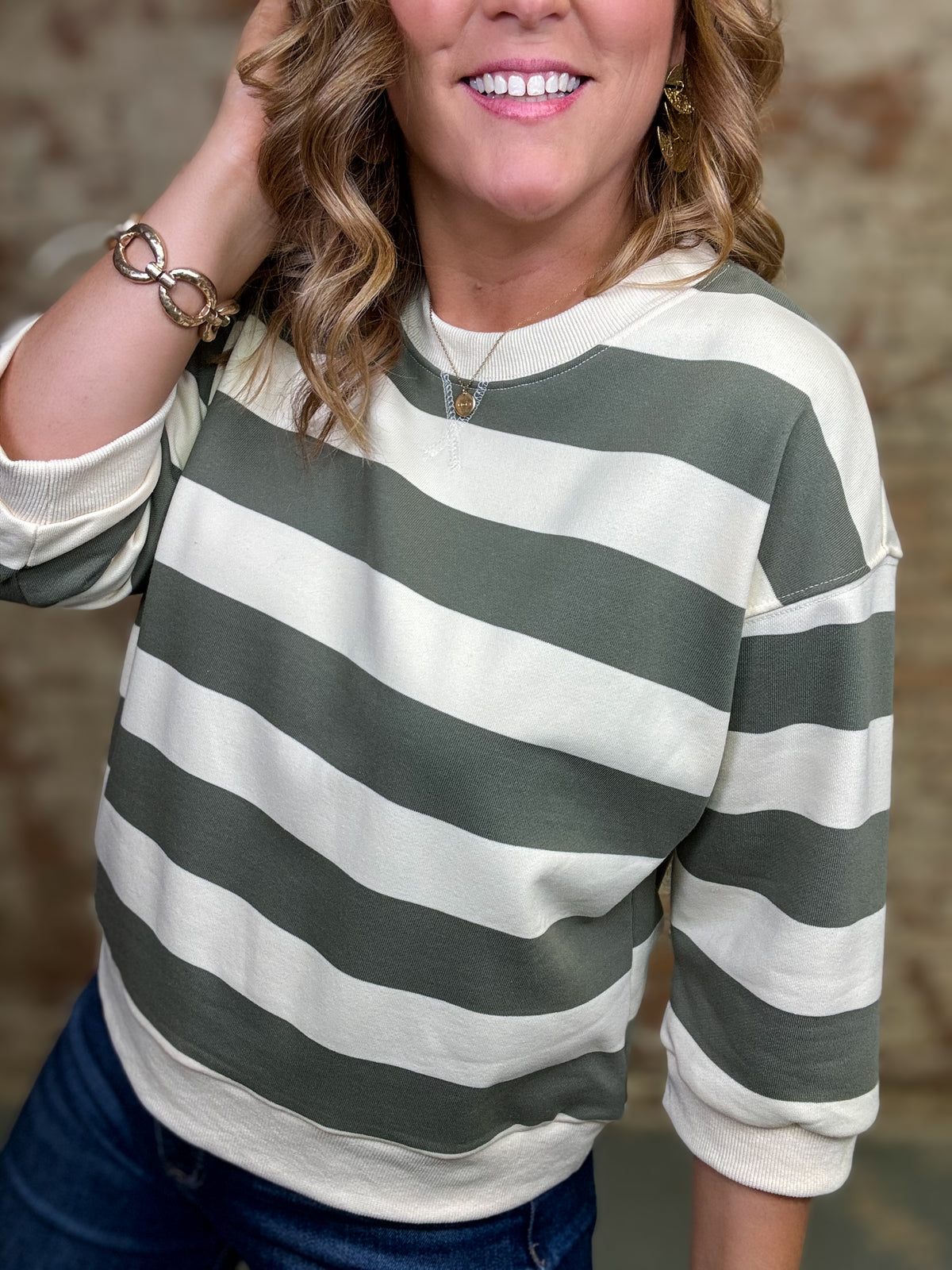 Tammy Stripe Pullover Top