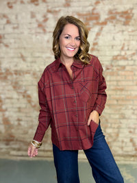 Jody Button Down Top