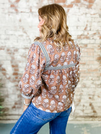 THML Harvest Print Top