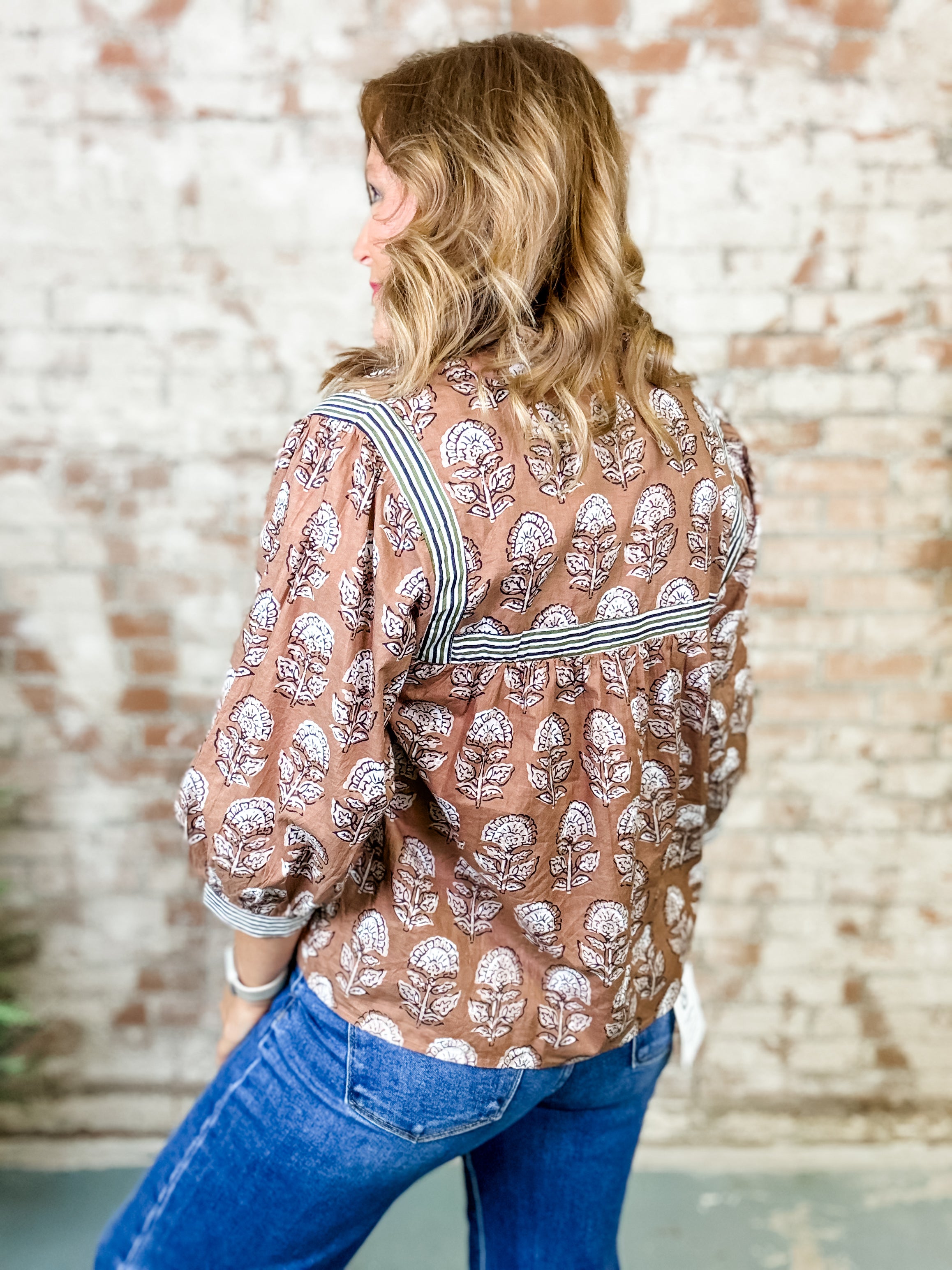 THML Harvest Print Top