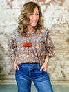 THML Harvest Print Top