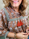 THML Harvest Print Top