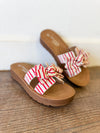 Susie Stripe Bow Sandal