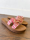 Susie Stripe Bow Sandal