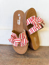 Susie Stripe Bow Sandal