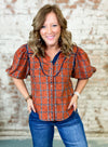 THML Selah Plaid Top