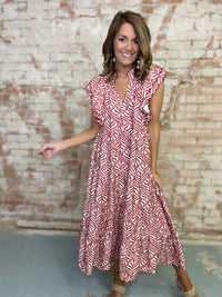 Tonja Tiered Midi Dress