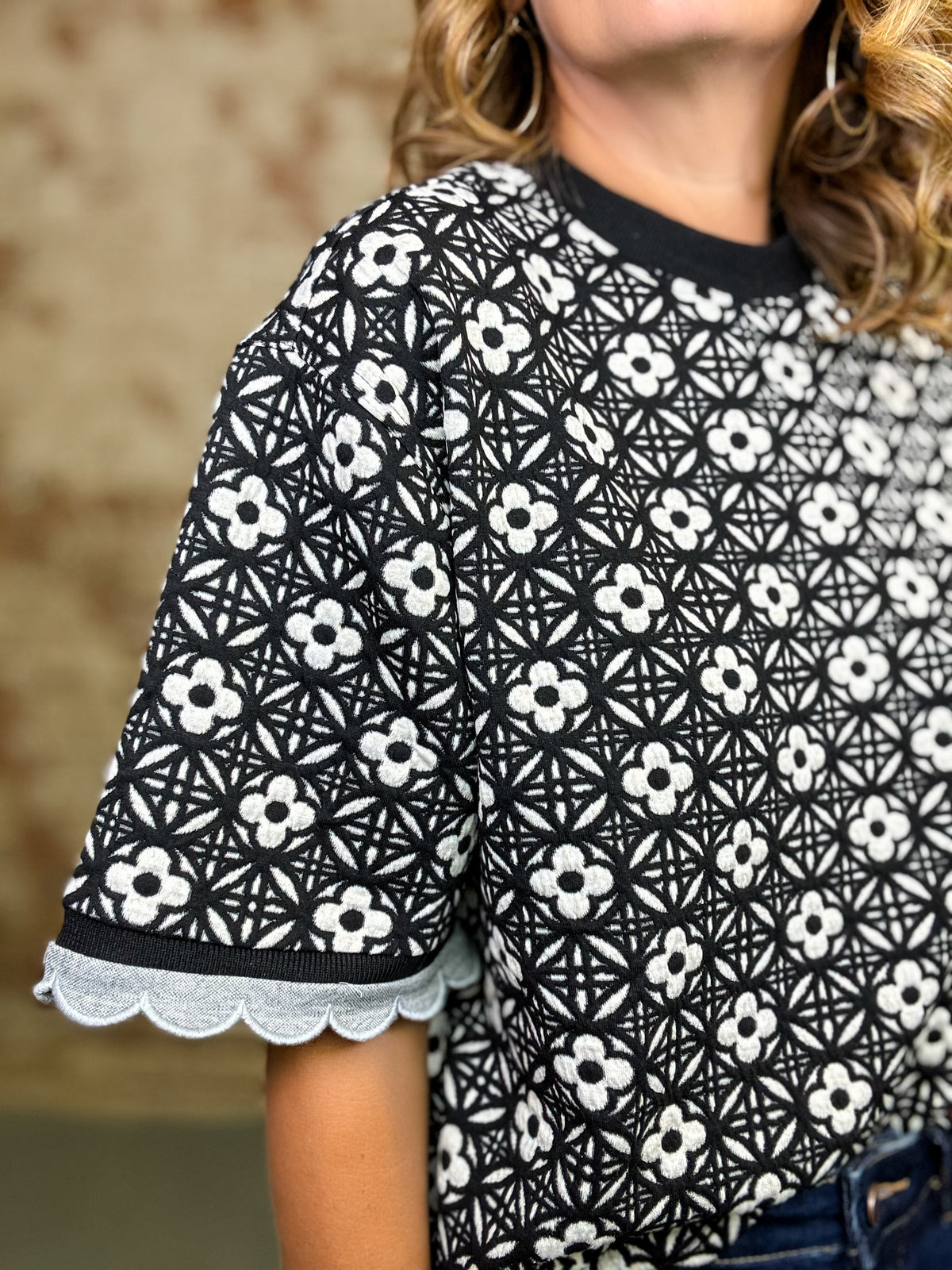 Harlee Jacquard Top
