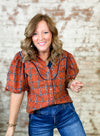 THML Selah Plaid Top